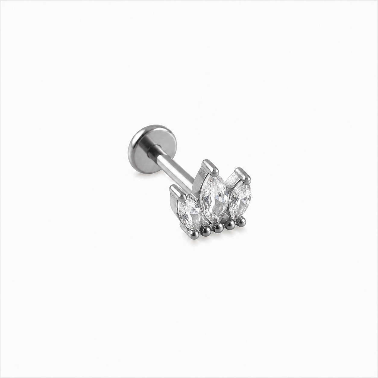 Triple Marquise - Silver